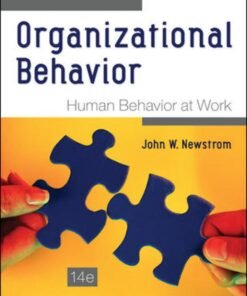 Organizational Behavior: Human Behavior at Work 14th Edition - Original PDF ebook