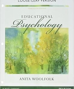 Educational Psychology, Loose-Leaf Version 13th Edition - Original PDF ebook