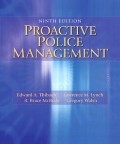 Proactive Police Management 9th Edition - Original PDF ebook