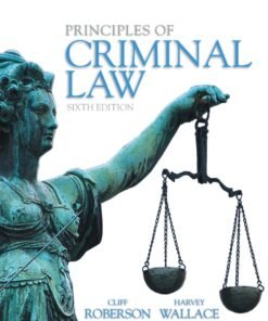 Principles of Criminal Law 6th Edition - Original PDF ebook