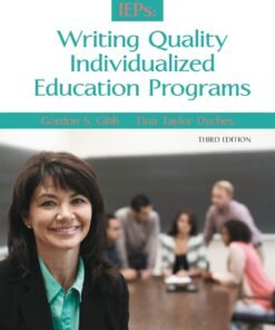 IEPs: Writing Quality Individualized Education Programs 3rd Edition - Original PDF ebook