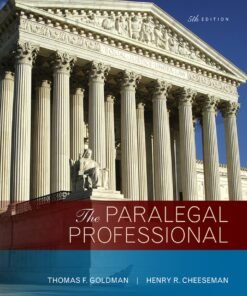 The Paralegal Professional 5th Edition - Original PDF ebook