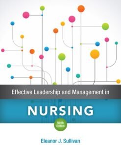 Effective Leadership and Management in Nursing 9th Edition - Original PDF ebook