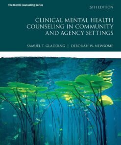 Clinical Mental Health Counseling in Community and Agency Settings 5th Edition - Original PDF ebook