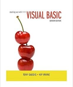 Starting Out With Visual Basic 7th Edition - Original PDF ebook
