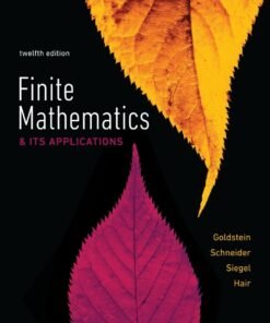 Finite Mathematics & Its Applications 12th Edition - Original PDF ebook