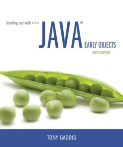 Starting Out with Java 6th Edition
Early Objects - Original PDF ebook