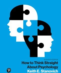 How to Think Straight About Psychology 11th Edition - Original PDF ebook