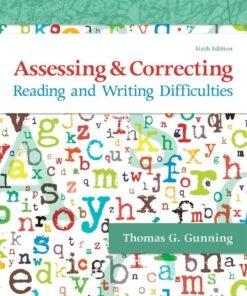Assessing and Correcting Reading and Writing Difficulties 6th Edition - Original PDF ebook