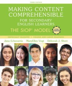 Making Content Comprehensible for Secondary English Learners, 3rd Edition 3rd Edition - Original PDF ebook