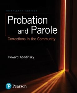 Probation and Parole 13th Edition - Original PDF ebook