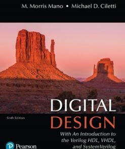 Digital Design: With an Introduction to the Verilog HDL, VHDL, and SystemVerilog 6th Edition - Original PDF ebook