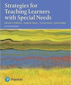 Strategies for Teaching Learners with Special Needs 11th Edition - Original PDF ebook