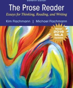 Prose ReaderEssays for Thinking, Reading, and Writing 11th Edition - Original PDF ebook