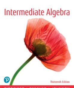 Intermediate Algebra 13th Edition - Original PDF ebook