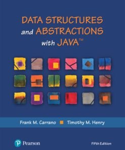 Data Structures and Abstractions with Java 5th Edition - Original PDF ebook