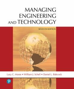 Managing Engineering and Technology 7th Edition - Original PDF ebook