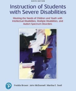Instruction of Students with Severe Disabilities, 9th Edition 9th Edition - Original PDF ebook