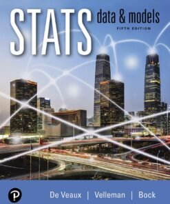 Stats: Data and Models 5th Edition - Original PDF ebook