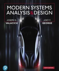 Modern Systems Analysis and Design 9th Edition - Original PDF ebook