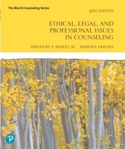 Ethical, Legal, and Professional Issues in Counseling 6th Edition - Original PDF ebook
