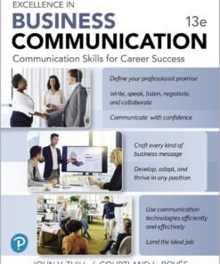 Excellence in Business Communication 13th Edition - Original PDF ebook
