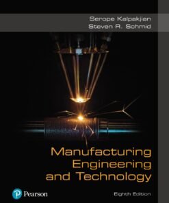 Manufacturing Engineering and Technology 8th Edition - Original PDF ebook