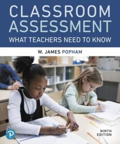 Classroom Assessment: What Teachers Need to Know 9th Edition - Original PDF ebook