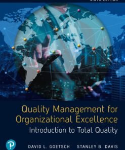 Quality Management for Organizational Excellence 9th Edition - Original PDF ebook