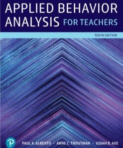 Applied Behavior Analysis for Teachers 10th Edition - Original PDF ebook