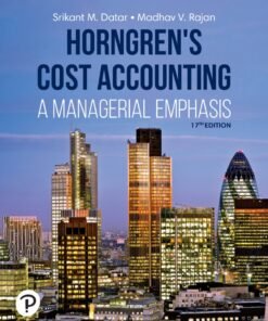 Horngren's Cost Accounting 17th Edition - Original PDF ebook