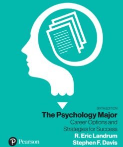The Psychology Major 6th Edition 
Career Options and Strategies for Success - Original PDF ebook