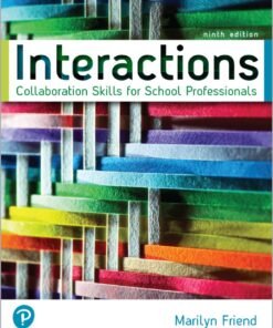 Interactions: Collaboration Skills for School Professionals 9th Edition - Original PDF ebook