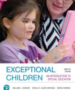 Exceptional Children: An Introduction to Special Education 12th Edition - Original PDF ebook