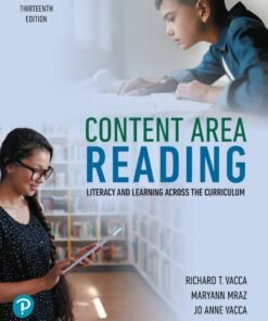 Content Area Reading 13th Edition - Original PDF ebook