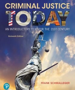 Criminal Justice Today 16th Edition - Original PDF ebook