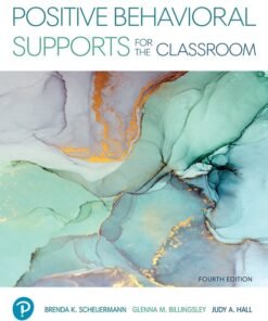 Positive Behavioral Supports for the Classroom 4th Edition - Original PDF ebook