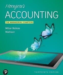 Horngren's Accounting, The Managerial Chapters 13th Edition - Original PDF ebook