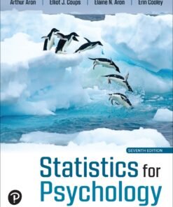 Statistics for Psychology 7th Edition - Original PDF ebook