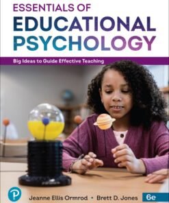 Essentials of Educational Psychology 6th Edition 
Big Ideas To Guide Effective Teaching - Original PDF ebook