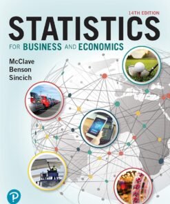 Statistics for Business and Economics 14th Edition - Original PDF ebook