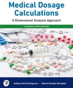 Medical Dosage Calculations 11th Edition - Original PDF ebook
