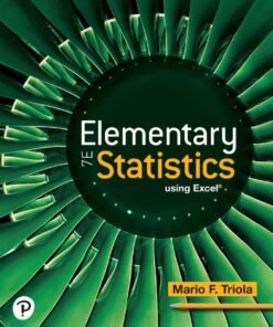 Elementary Statistics Using Excel 7th Edition - Original PDF ebook