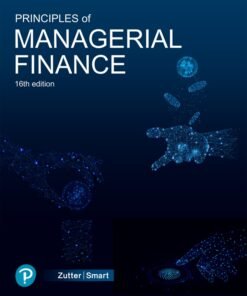 Principles of Managerial Finance 16th Edition - Original PDF ebook