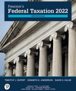 Pearson's Federal Taxation 2022 Individuals 35th Edition - Original PDF ebook