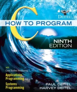C How to Program 9th Edition - Original PDF ebook