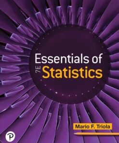 Essentials of Statistics 7th Edition - Original PDF ebook