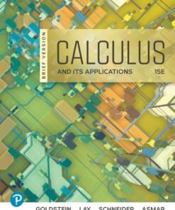 Calculus & Its Applications, Brief Version 15th Edition - Original PDF ebook