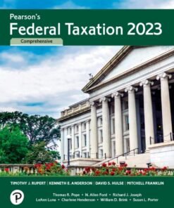 Pearson's Federal Taxation 2023 Comprehensive 36th Edition - Original PDF ebook