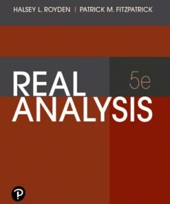 Real Analysis 5th Edition - Original PDF ebook